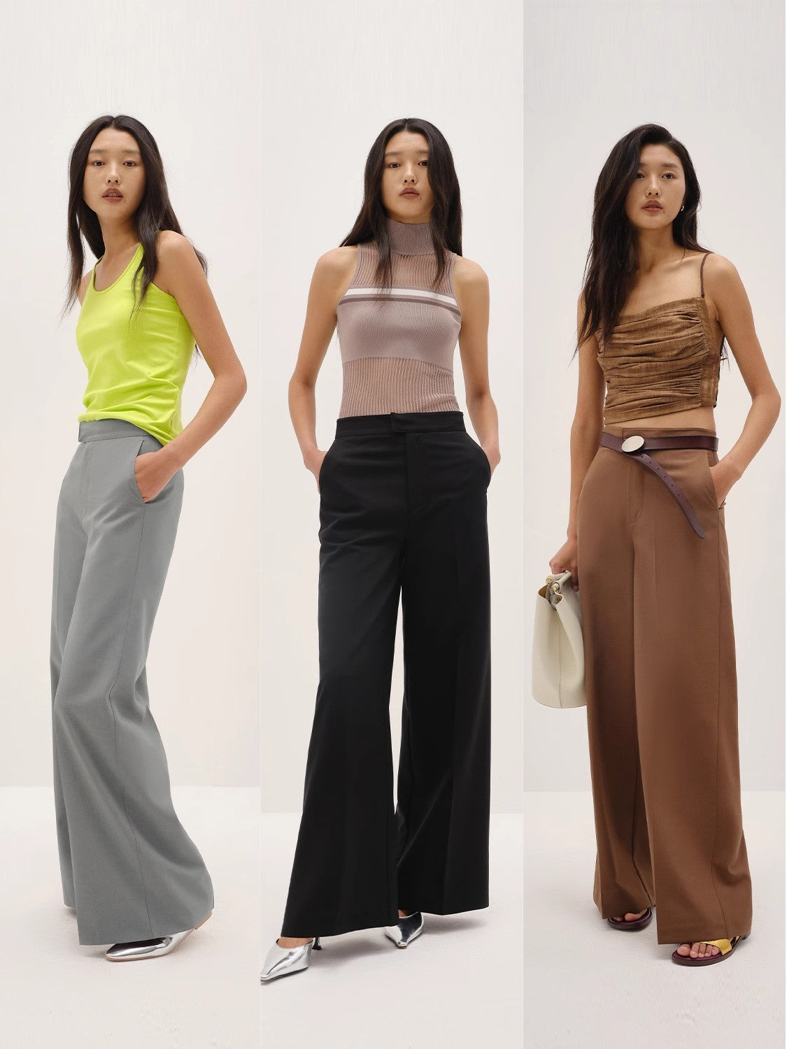 Australian Wool Simple Draped Suit Trouser