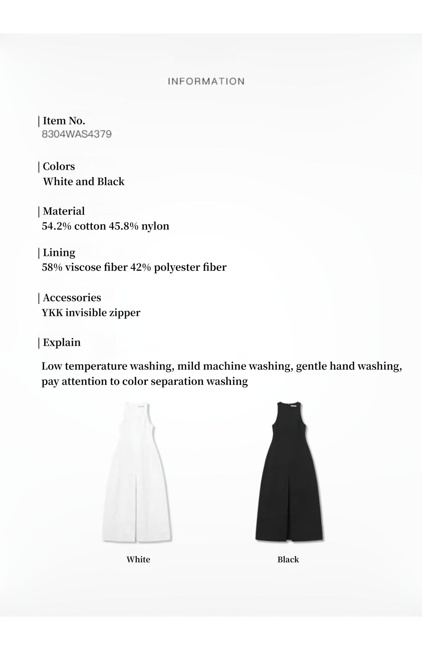 "Plain Poetry" Sleeveless French Dress