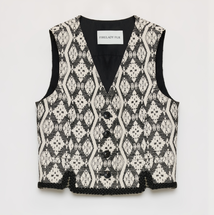 "Venice" Italian Imported Jacquard Vest