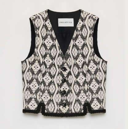 "Venice" Italian Imported Jacquard Vest