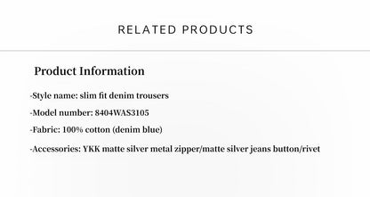 Retro Washed Organic Cotton Straight Jeans