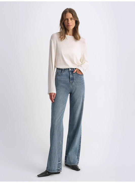 Retro Washed Organic Cotton Jeans