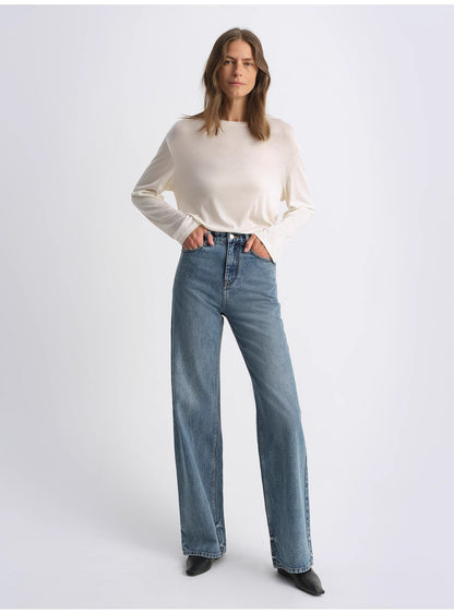 Retro Washed Organic Cotton Jeans