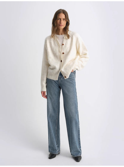 Retro Washed Organic Cotton Straight Jeans