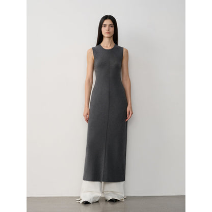 "Island Letters" Baslan Merino Wool Lazy Knit Dress