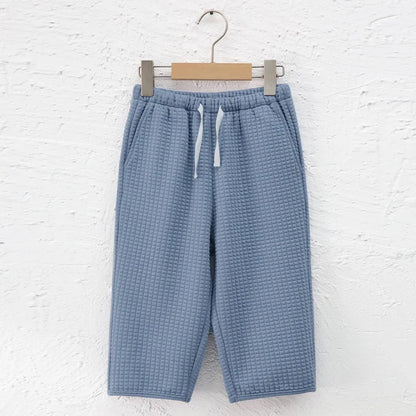 Waffle Organic Cotton Pajama Set Kid's Clothing